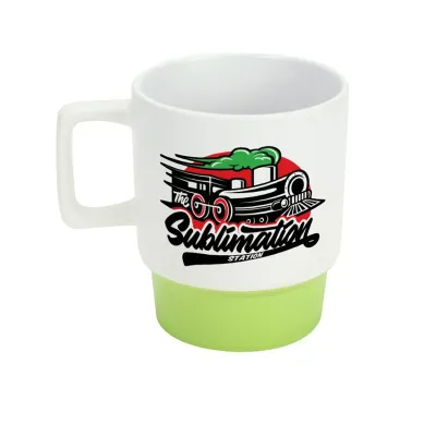 12 Oz Matte Finish Ceramic Mugs with Clay Bottom  