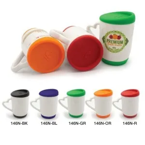 Mug with Silicone Cap and Base 