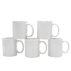Sublimation Shiny White Mugs 