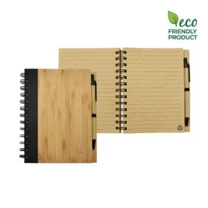 Bamboo Notebook with Pen