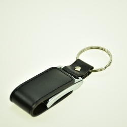 Black Leather USB Flash Drive 