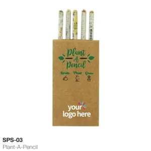 Plantable Seed Pencils Set