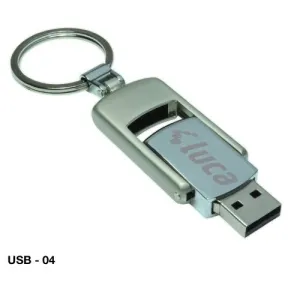 Flip Style Metal USB Flash Drives 4GB