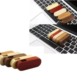 Wooden USB Flash Drive With Wooden Box For Promotional Gifts