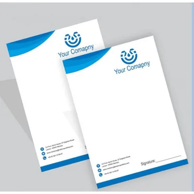 A4 One Color Letterhead Printing  