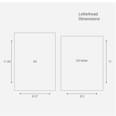 A4 One Color Letterhead Printing  
