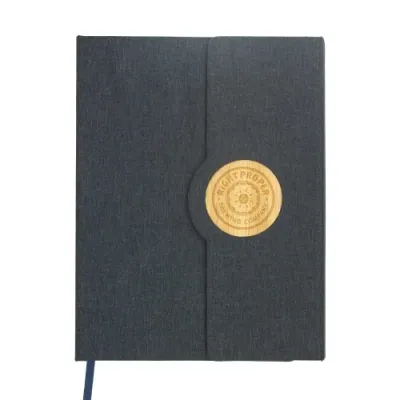 A5 Notebooks RPET with Bamboo & Magnetic Closure
