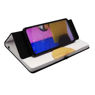 A5 RPET Notebook with Phone Holder