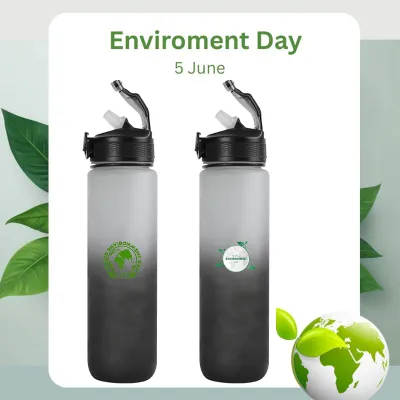 Motivational Time Marked Water Bottles 1000ml