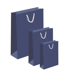 Laminated Paper Bags Blue