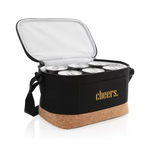 Two Tone Cooler Bag with Cork Detail