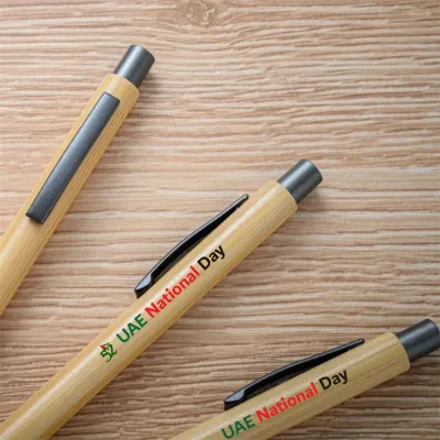 Promotional Bamboo PenELPN-08-B With UAE National Day Logo