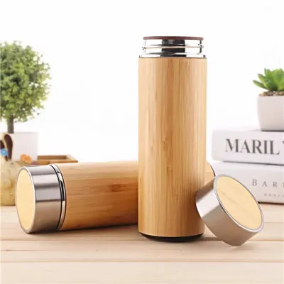Promotional Bamboo Flask