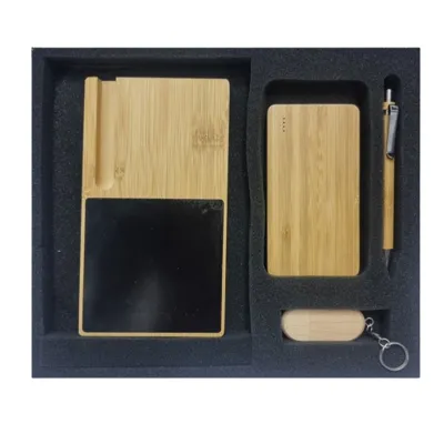 Bamboo Wireless Charger Mug Warmer Bamboo USB Bamboo Pen & Bamboo