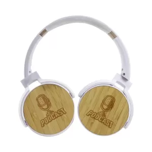 Bluetooth Headphone with Bamboo Touch ELEAR-B5-WHT