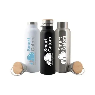 Promotional Sport Water Bottle With Bamboo Lis with Handle