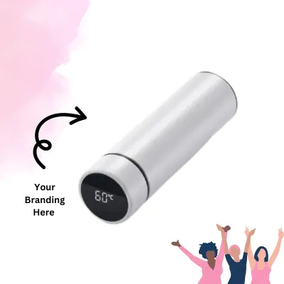 Erica Smart LED Display Thermal Women's Day Bottle