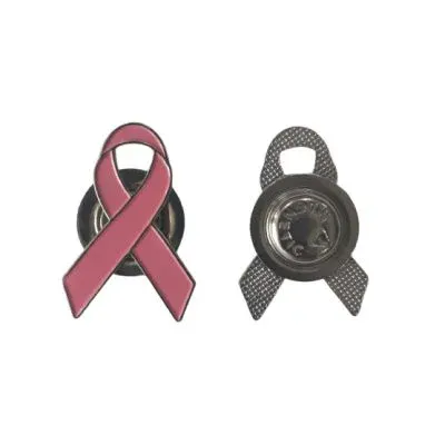 Breast Cancer Awareness Badge with Magnetic Button