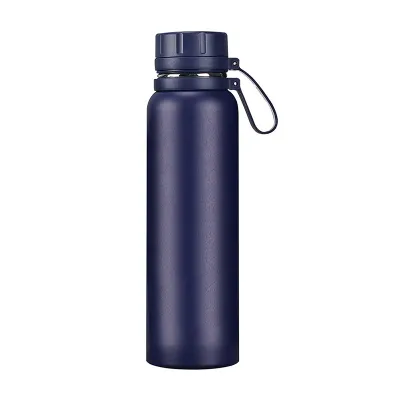 Insulated Double Wall Thermal Water Bottle with Strong Grip Handl