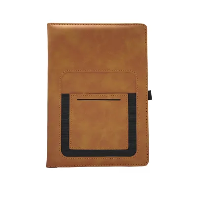 Leather Notebook Diary & Metal Pen