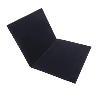 PU Leather with soft sponge inside, corner pockets to hold papers