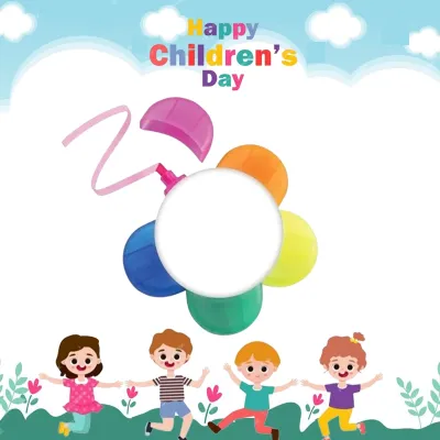 Children Day Gift 5 in 1 Highlighters 