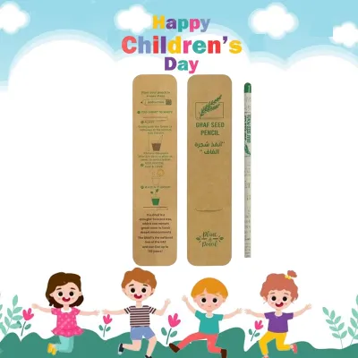Children Day Gifts Plant able Pencils Infused with Ghaf Tree Seed