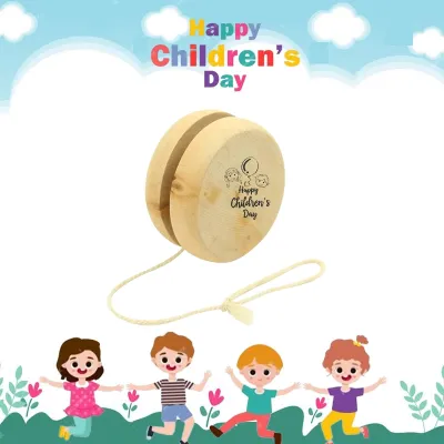 Children Day Gift Wooden Twirl Yoyo