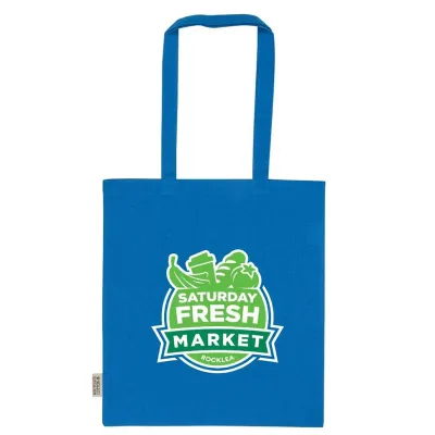 Colored Canvas Shopping Bag