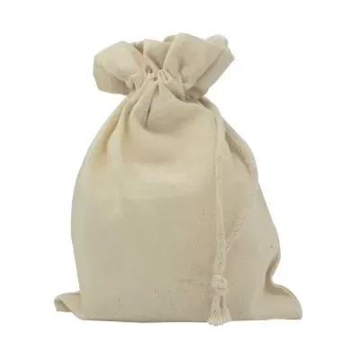 Drawstring Cotton Pouch Bag