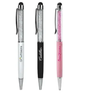 Crystal Pens with Stylus