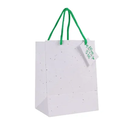Plantable Marigold Seed Paper Bags in A5 Size with Tag