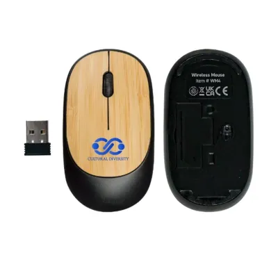 Eco-friendly Bamboo Wireless Mouse 