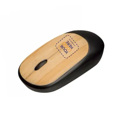 Eco-friendly Bamboo Wireless Mouse 