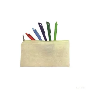 Multipurpose Canvas Pouch Flat shaped with Zipper