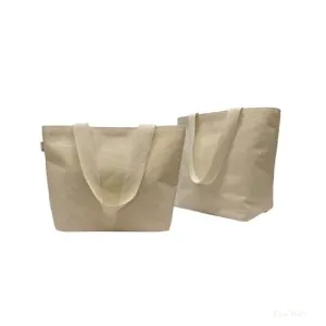 Laminated Canvas Beach Bag - Large