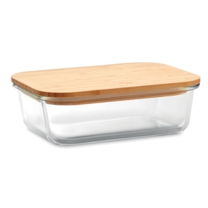Glass Lunch Box with Bamboo Lid ELLUN-GLB
