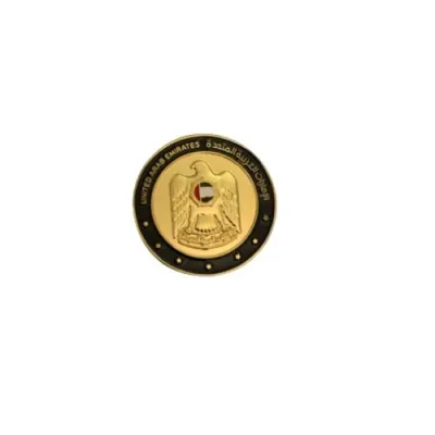 Gold and Black UAE National Day Badge