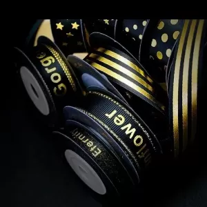 Customized Gold Foiling Ribbon