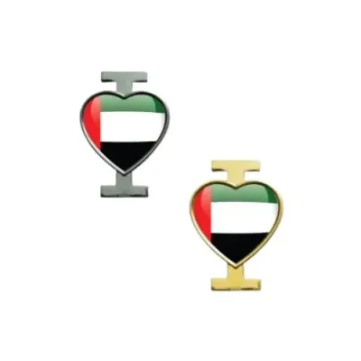 I Love UAE National Day Badge