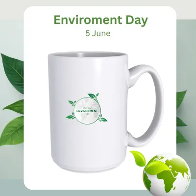 Sublimation White Coffee Mug 15oz Ceramic Mug