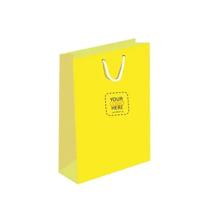 Laminated Paper Bags Yellow