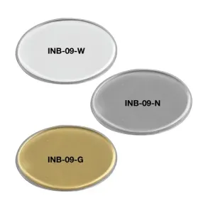 Lens Cover Name Badges INB-09