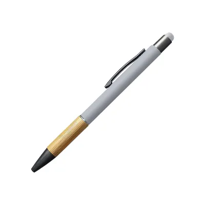 Push Button Ballpoint Pens with Bamboo Grip