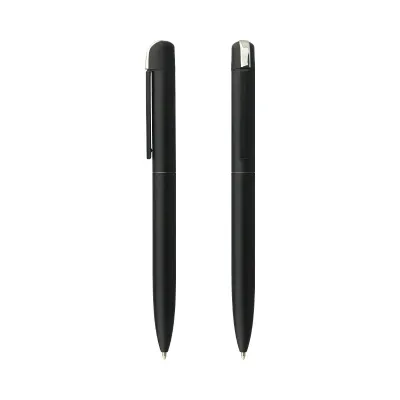 Perfect Gifts Black Matte Good Quality Metal Twist Pen Ballpoint 