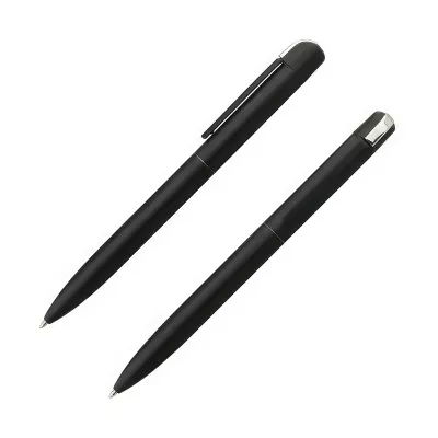 Perfect Gifts Black Matte Good Quality Metal Twist Pen Ballpoint 