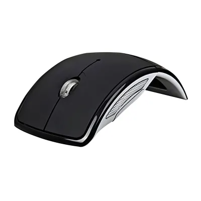 Wireless Foldable Folding Arc Optical Mouse USB