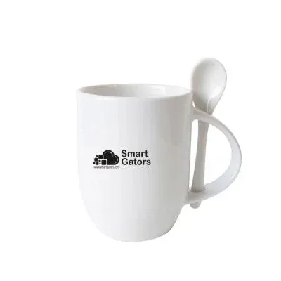 Ceramic  Mug with Spoon