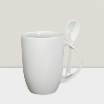 Ceramic  Mug with Spoon
