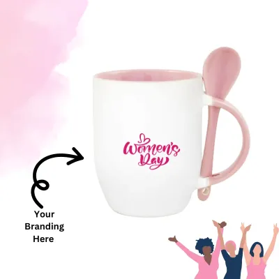 Women's Day Mug with Spoon 